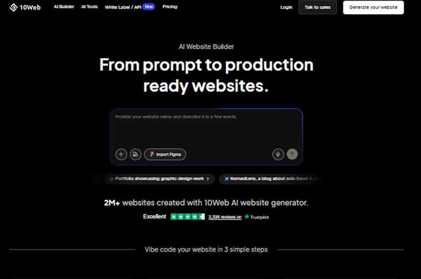 10Web AI Builder