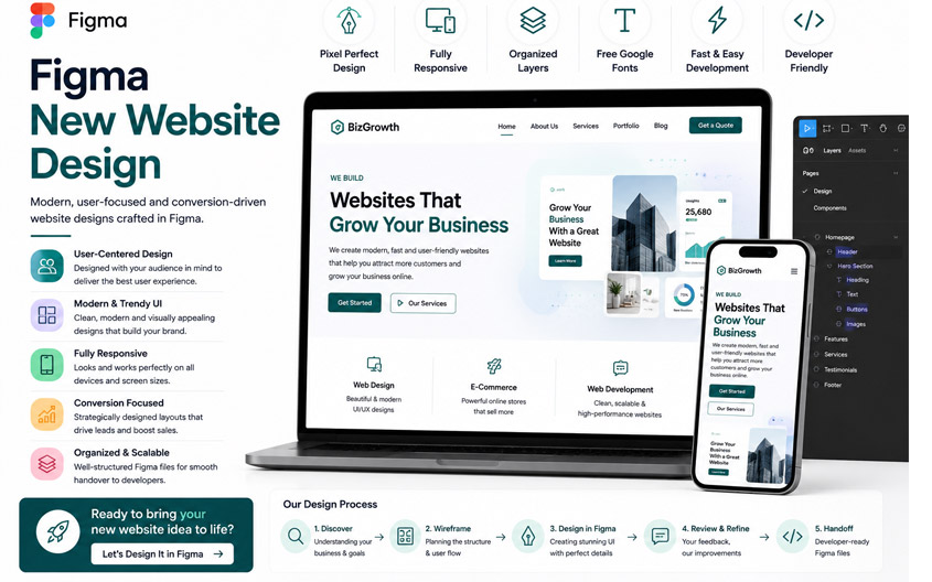 Figma New Website Design