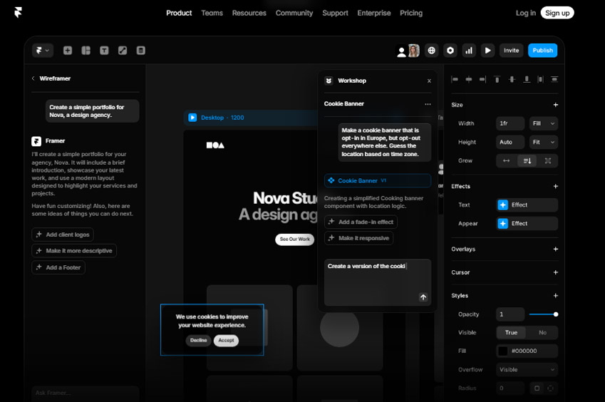 Framer AI Website Builders