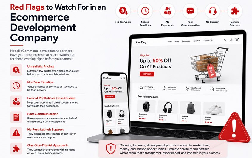 Red Flags Ecommerce Development Company