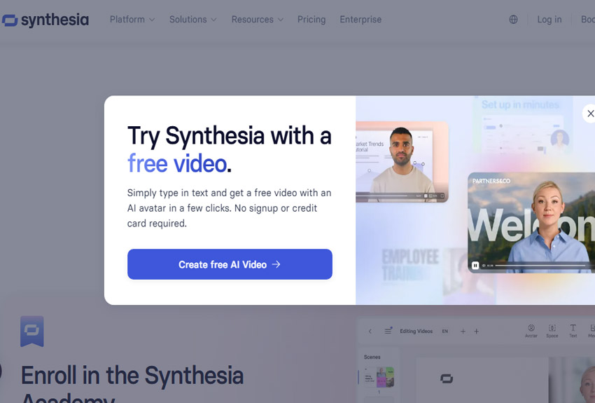 Synthesia AI Video Generator